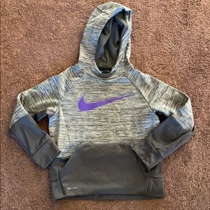 Nike Dri Fit hoodie- kids Small